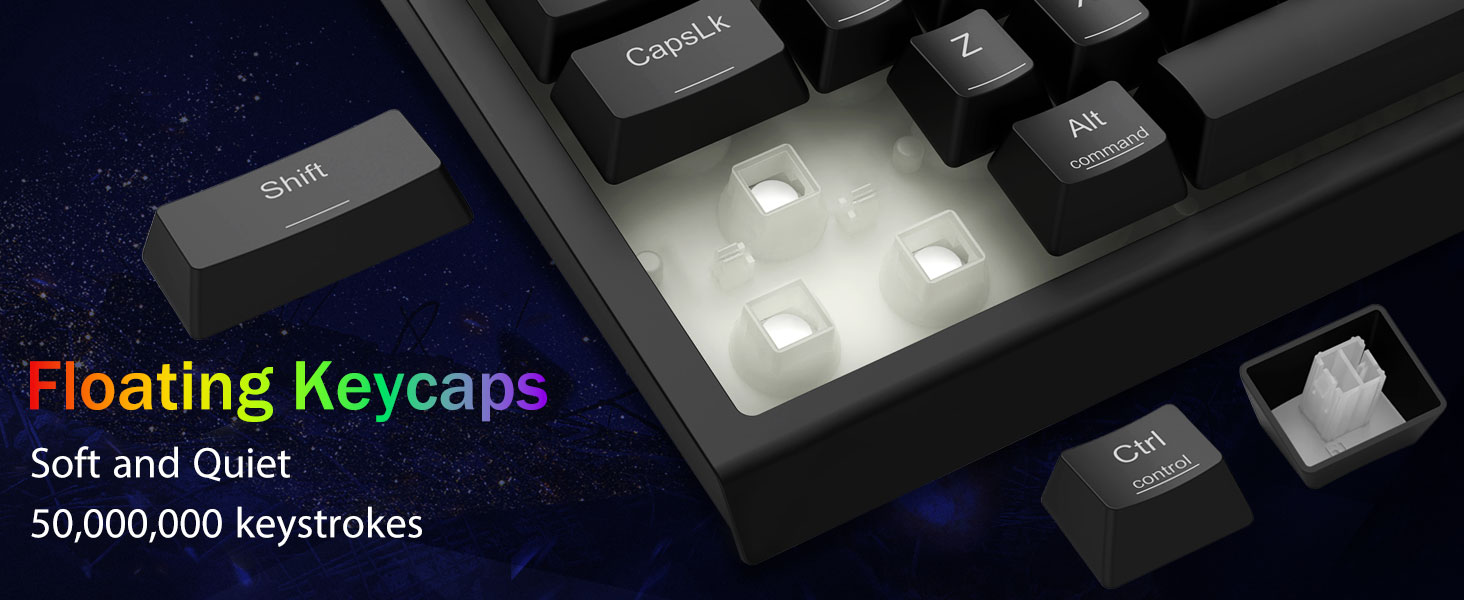 Quiet Durable Keycaps