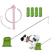 Wzxlj. Y Dog Pooper Scooper with 120 Doggie Poop Bags, 30" Extendable Handle, Lightweight Pooper ...