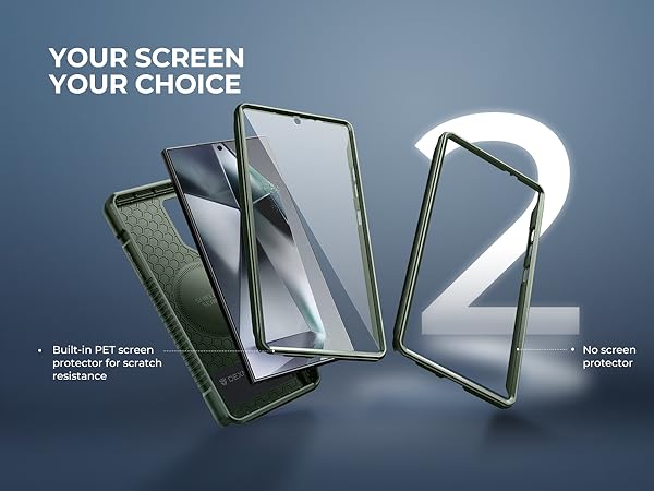 galaxy s24 ultra case with screen protector