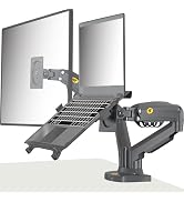 NB North Bayou Laptop Mount with Adjustable Tray for 10-17”Notebook, Full Motion Arm with VESA Pl...