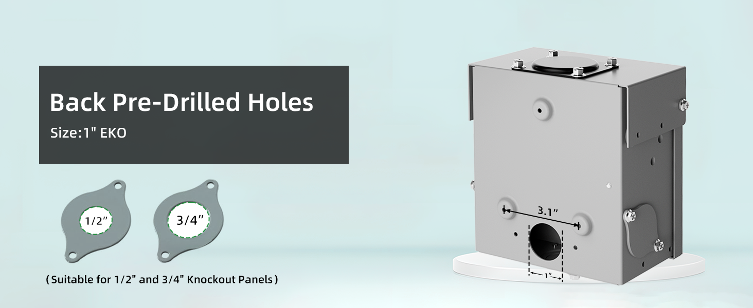 rv power outlet box 50 amp