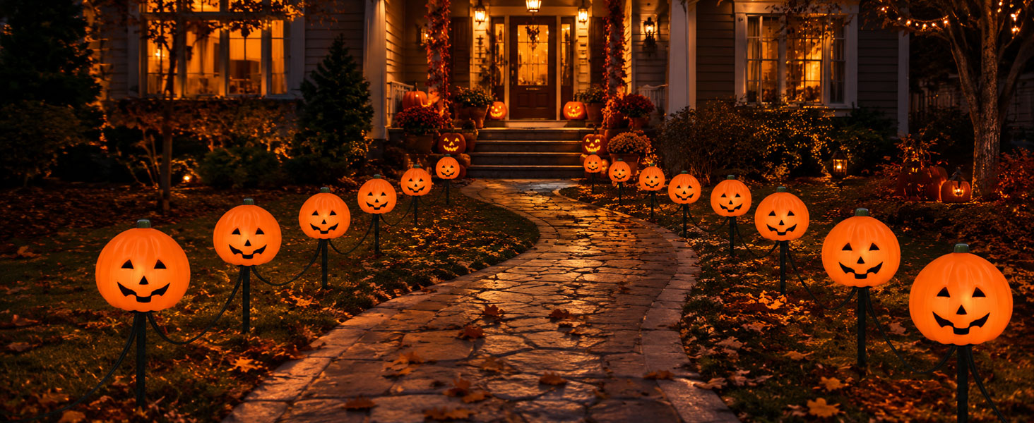 halloween pathway lights