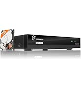TIGERSECU Ultra HD 5MP 8 + 8 Channel Security DVR/NVR with 2TB Hard Drive, Expandable to 16 Camer...