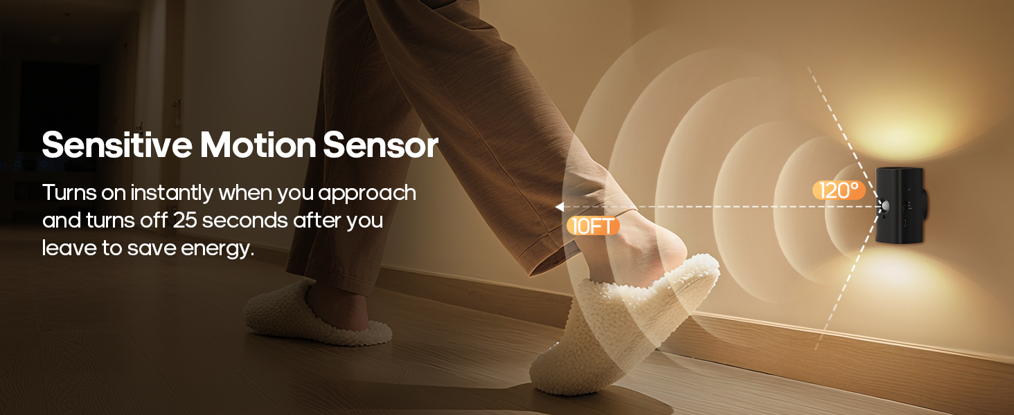 smart motion sensor night light