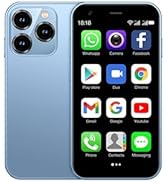 SOYES XS15 3G Mini Smartphone 3.0 Inch WiFi GPS Quad Core Android 8.1 Cell Phones Slim Body HD Ca...