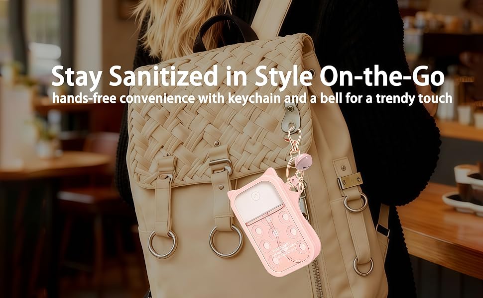 Our silicone case fits touchland hand sanitizer perfectly with full coverage