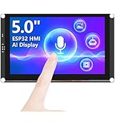 ELECROW ESP32 Display 800×480, 5" HMI ESP32 IPS Touch Display, Support AI Speech Interaction, 32-...