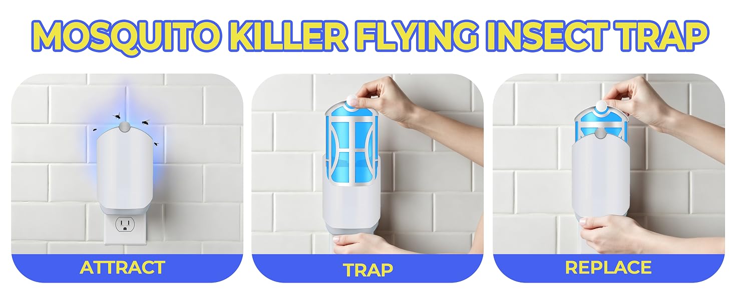 flying insect trap refill cartridges 12 pack