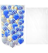 Xsourcer Large Balloon Storage Bags, 98 x 59 Inch Balloon Bags for Transport, Pack of 3, Clear Gi...