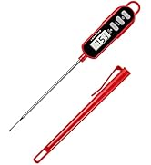Lonicera Waterproof Food Thermometer for Liquid, Water, Candle, Instant Read with Backlight, Long...