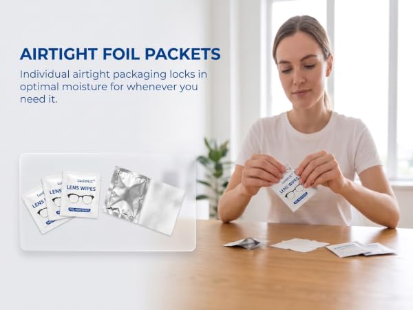 Airtight foil packets
