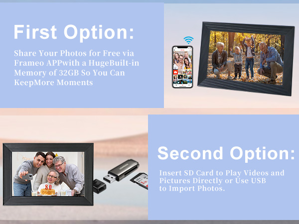 digital picture frame wifi