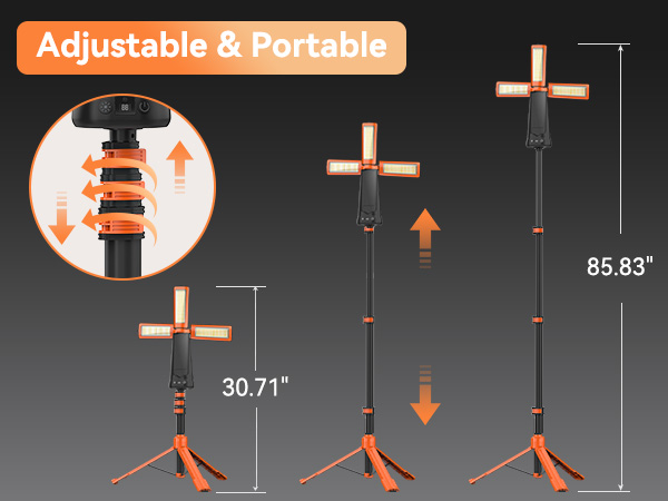 Rechargeable Camping Light with Stand