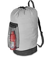 Dalykate Backpack Laundry Bag, Laundry Backpack with Shoulder Straps and Mesh Pocket Durable Nylo...