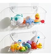 UNIKON Bath Toy Storage Holder Bathtub Toy Organizer, Large Capacity Shower Caddy for Bathroom, C...