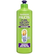 Garnier Fructis Curl Nourish Air Dry Cream XL Leave In Conditioner, Sulfate-Free Curl Defining Cr...
