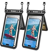 Waterproof Phone Pouch, [Up to 8.5''] Double Space Waterproof Phone Case with Lanyard for iPhone ...