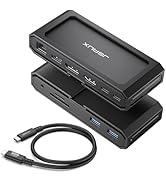 JSAUX USB-C Laptop Docking Station, 11-in-1 Dock with 8K@30Hz HDMI and DP, 100W PD, USB-C and 3 U...