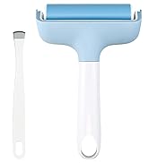 GAUENEEN Rubber Brayer Roller and Mat Tweezers Remover Set, Vinyl Roller Tools for Crafting with ...