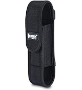 WUBEN Flashlight Holster LED Tactical Flash Light Nylon Pouch Holder Belt Adjustable Heavy Duty F...