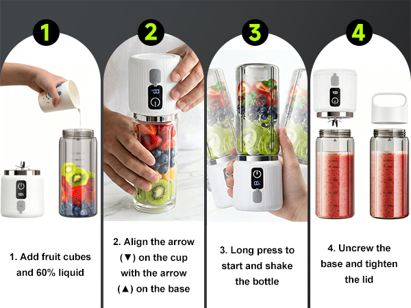 4 steps to blend