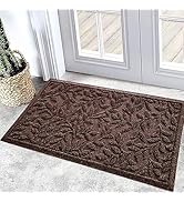Bulijojo Outdoor Indoor Entrance Doormats,Durable Heavy Duty Welcome Mat,Thick Absorbent Natural ...