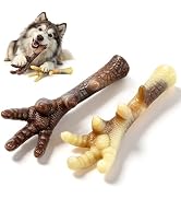 WOWBALA Dog Chew Toys for Aggressive Chewers, 2 Pack Indestructible Dog Toy for Medium Large Dogs...