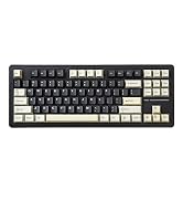 YUNZII YZ87 75% Gasket Mechanical Keyboard,TKL Wireless Hot Swappable Bluetooth Gaming Keyboard w...