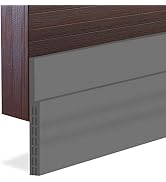 [New Upgrade] Huge Gap Door Draft Stopper, 3-2/5"W Widened Door Sweep Seal Gap Up to 1-4/5" for I...
