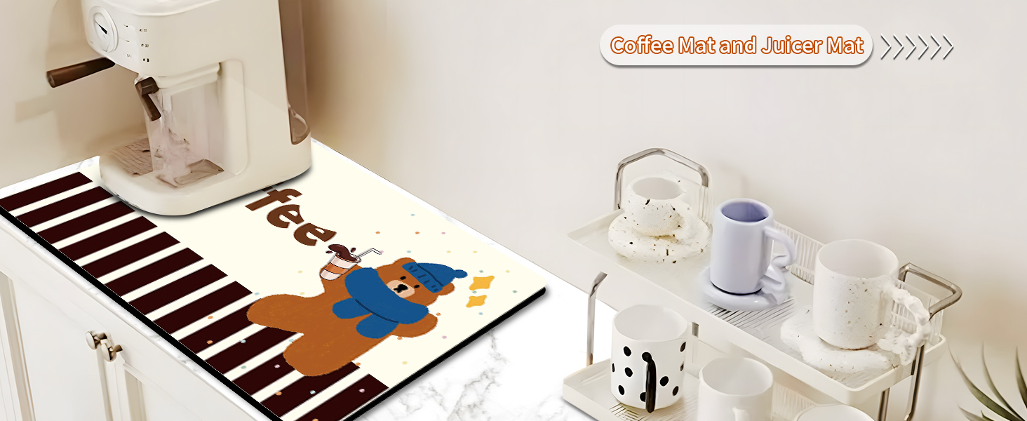 coffee machine mat