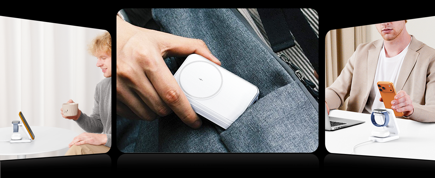 Foldable Wireless Charging Station