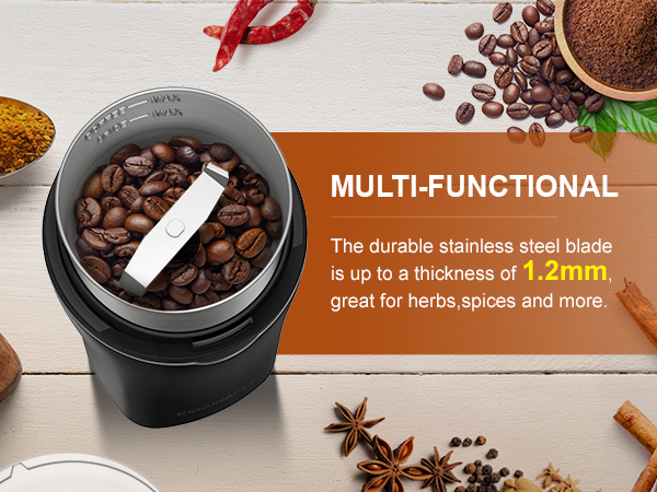 coffee grinders electric gray