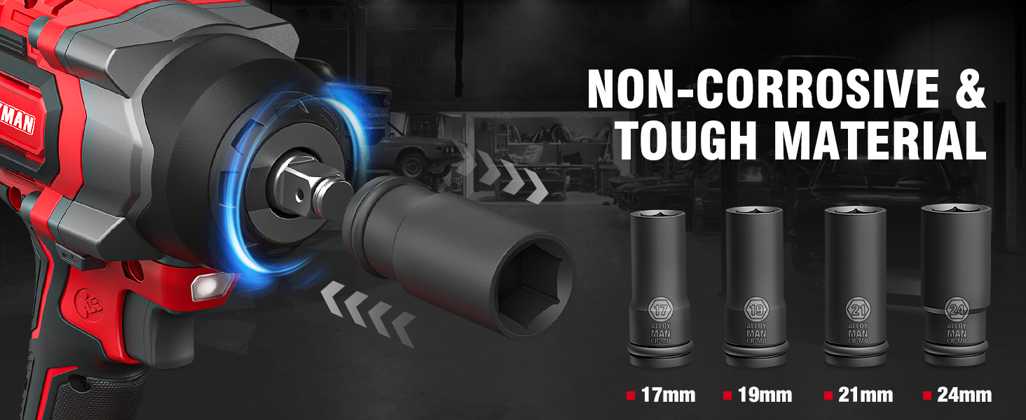 DURABLE CHUCK &amp; SOCKET