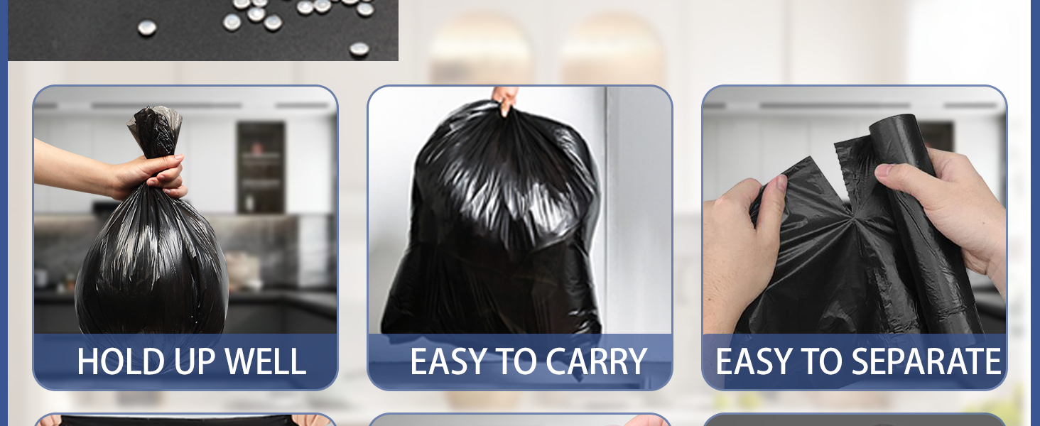 small trash bags 4 gallon garbage bags for bathroom 15 liter can liners unscented 