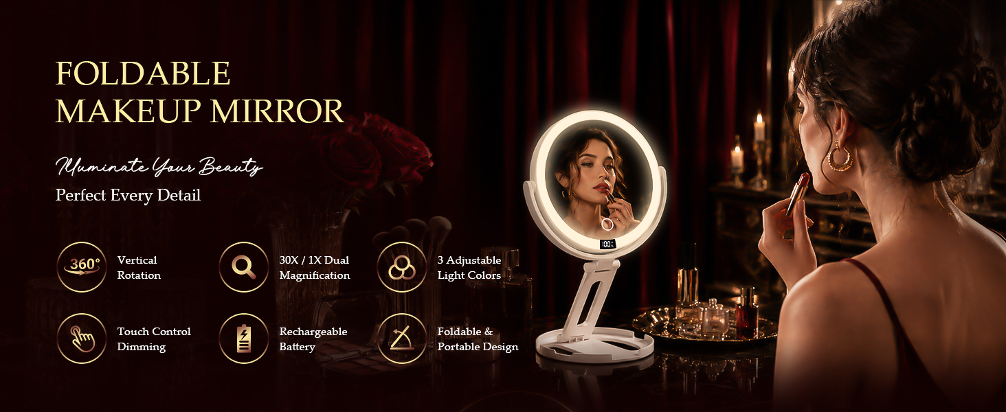 vanity mirror with lights