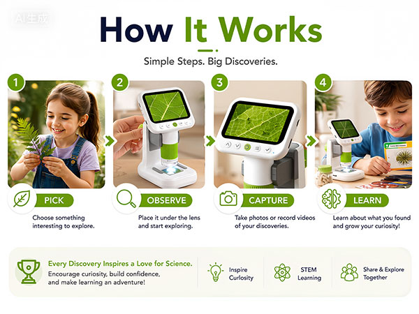 kids microscope handheld