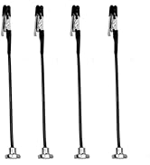 4 Pack Flexible Magnetic Arm PCB Soldering Holder with Alligator Clips, Adjustable Helping Hands ...