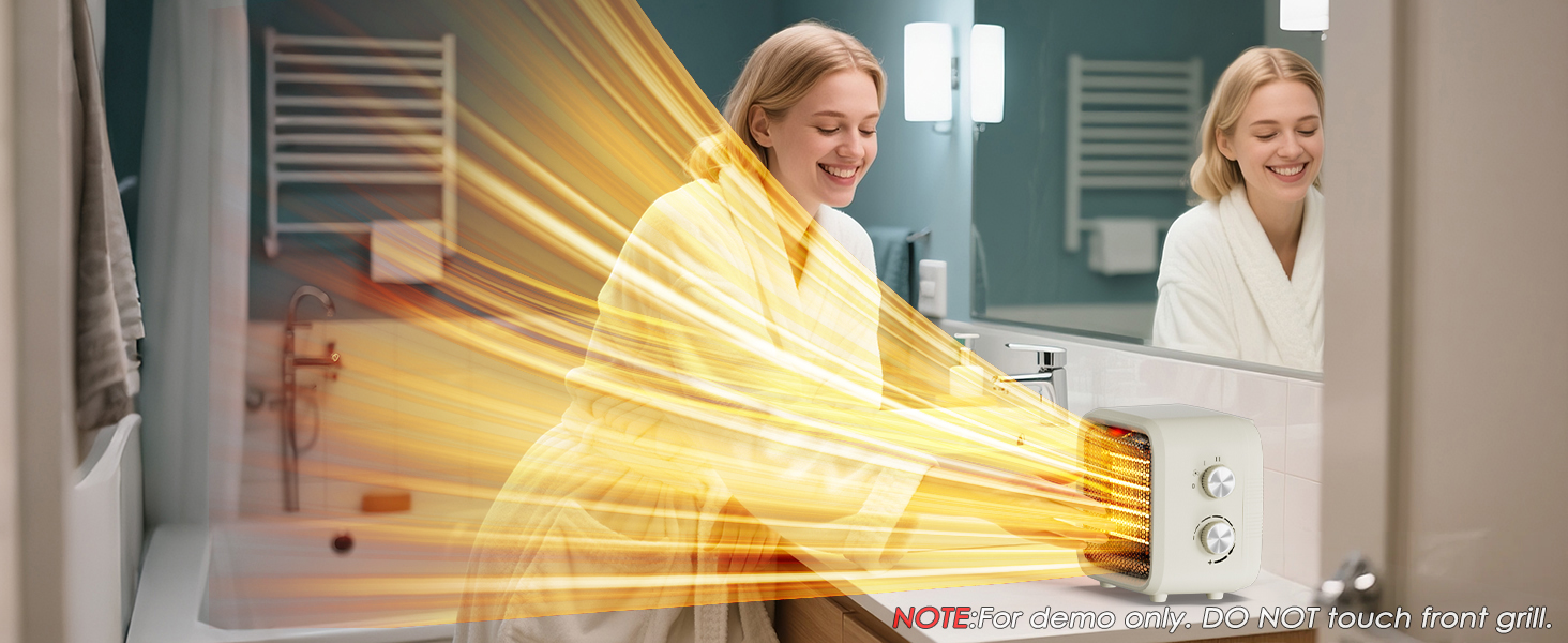 Bathroom space heater