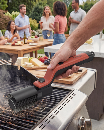 electric grill brush for outdoor grill automatic grill cleaner