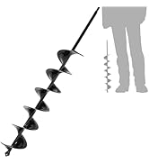 TCBWFY 3x24 Inch Auger Drill Bit for Planting - Easy Planter Garden Auger - Bulb &amp; Bedding Plant ...