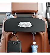 Tumecos Car Seat Back Storage Box,Car Backseat Organizer with Cup Holder, Large Capacity Car Stor...