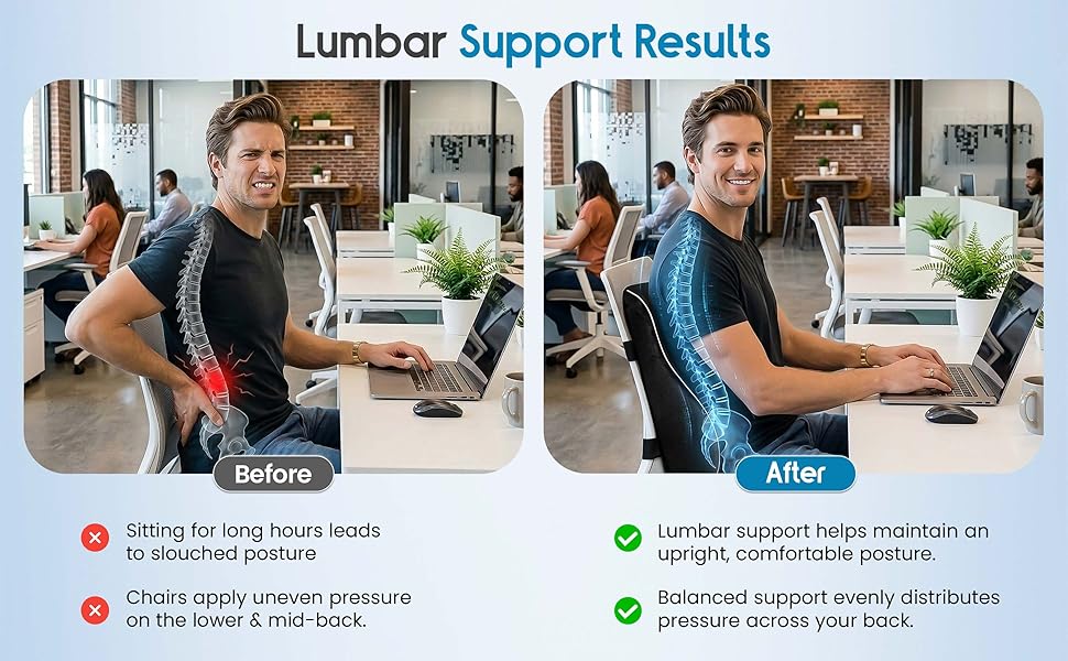 Lumbar Support Pillow for Chair