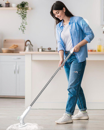 Electric Spin Scrubber, Cordless Cleaning Brush