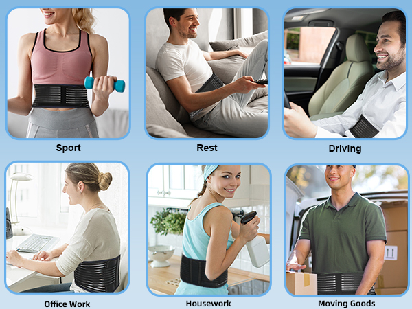 self heating back brace