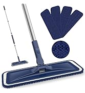 Microfiber Mops for Floor Cleaning - BPAWA Flat Floor Mop Wet Dry Use for Hardwood Floors Laminat...