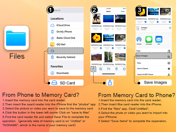 sd card reader for iphone