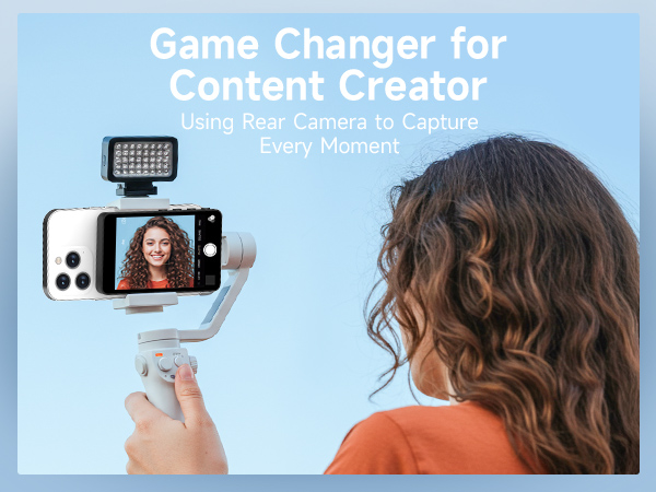 phone vlog mirror screen