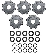 10Pcs Propane Tank Gasket and 10Pcs O-Rings and for All Soft Nose POL Fittings, and 5pcs Gas Tank...