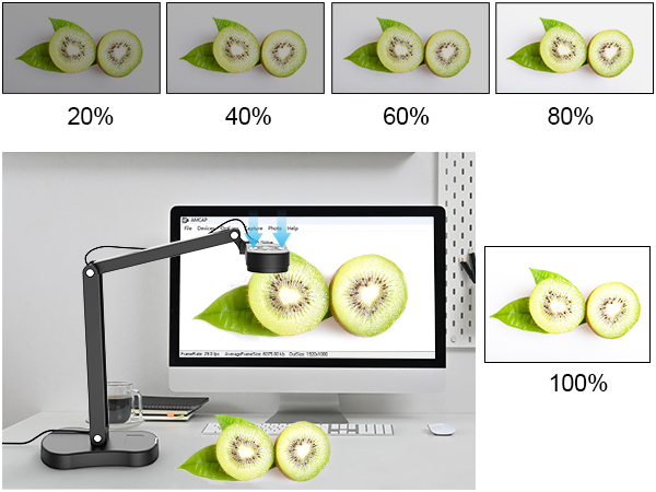 USB document camera teachers classroom teaching 8MP light