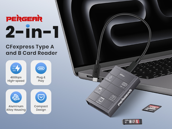 CFexpress 4.0 Type A and B Card Reader